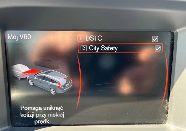 Volvo V60 cena 28900 przebieg: 299200, rok produkcji 2011 z Żnin małe 742